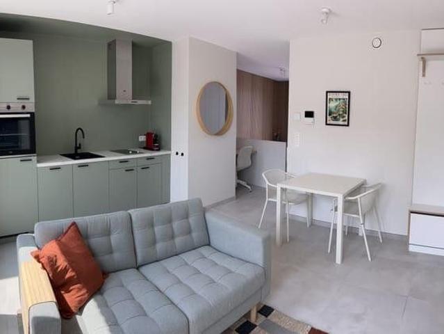 Furnished penthouse studio with 2 terraces