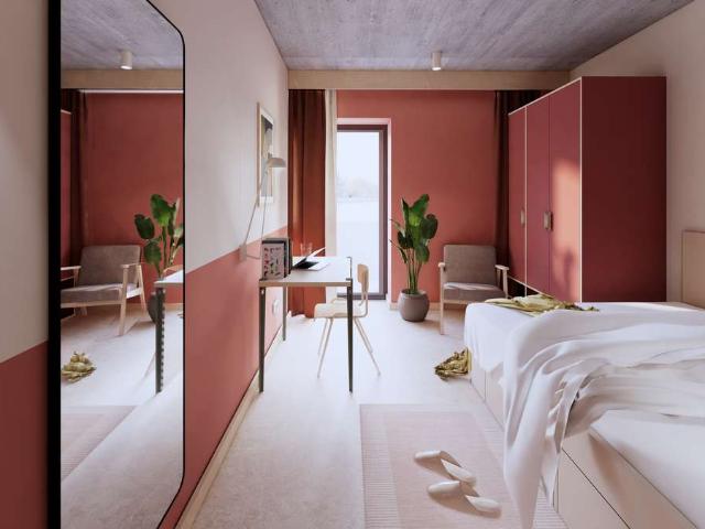 Furnished private room in a shared apartment | Shared bathroom | POHA House Hamburg