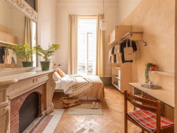 Furnished room with cinema room and gym Saint Josse