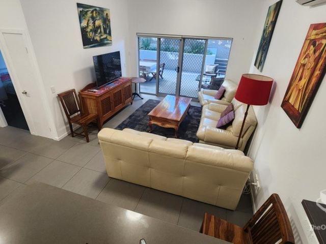 Furnished unit with beautiful park and treetop view