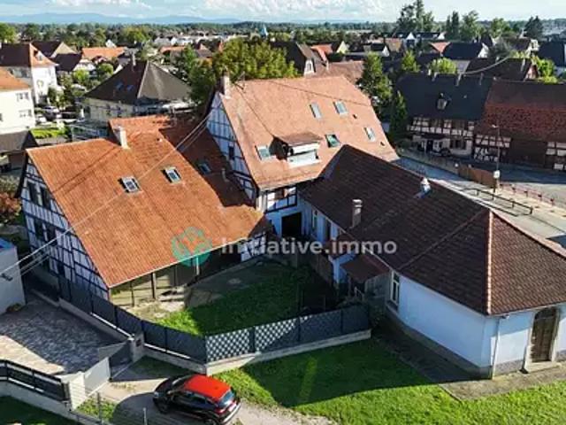 Gambsheim 67760 Achat / Vente maison 7 pièces t7 jardin terrasse