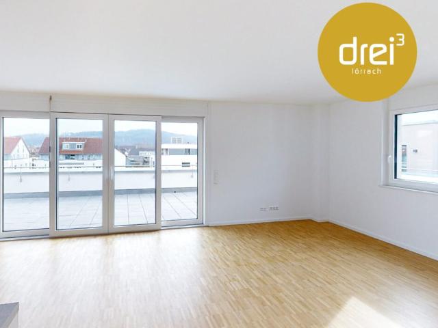 Ganz oben angekommen! Exklusive 3 Zimmer Penthousewohnung mit Dachterrasse und EBK