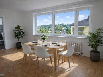 Ganz oben lichtdurchflutete 2 ZI Dachgeschoss Wohnung