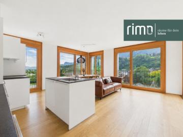 Ganz oben wohnen – 4 Zimmerwohnung mit Bergblick am Garnmarkt