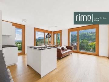 Ganz oben wohnen – 4 Zimmerwohnung mit Bergblick am Garnmarkt