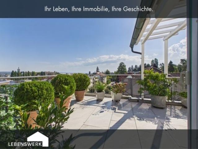 Ganz oben zuhause mit Blick über Kreuzlingen bis zum Bodensee, Kreuzlingen TG