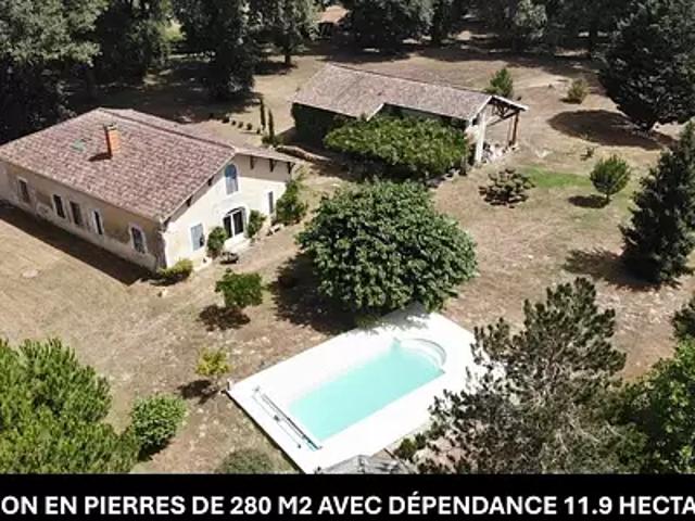 Gabarret 40310 Achat / Vente maison 7 pièces t7 piscine terrasse