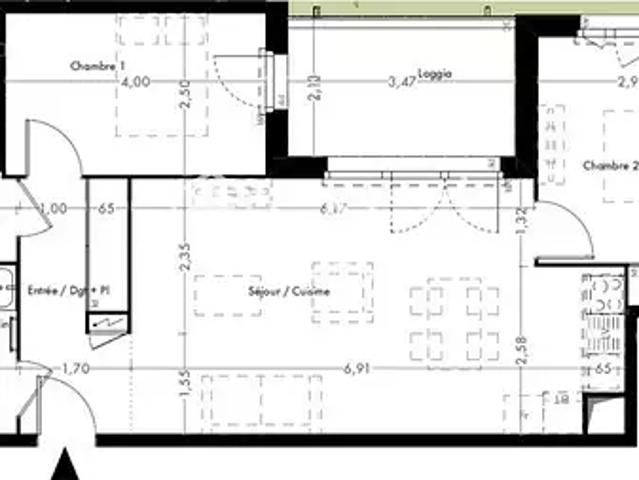 Gagnac sur Garonne 31150 Achat / Vente appartement 3 pièces t3 parking
