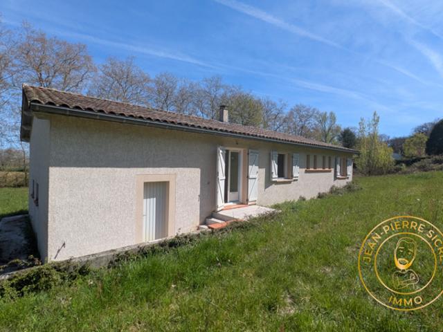 Gaillac Toulza, Maison T4 de plain pied au coeur de la nature