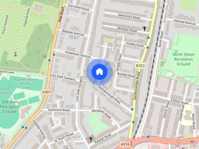Gainsborough Road, Kew, Surrey, TW9