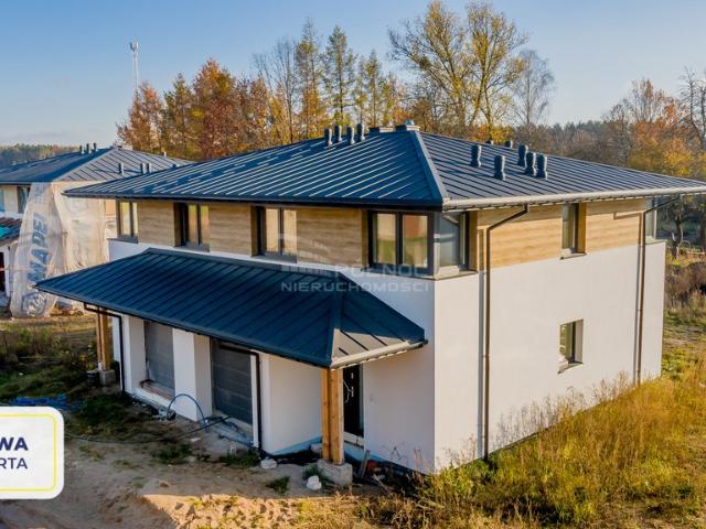 Dom bliźniak w Gajownikach 118,59 m2, 5 pokoi, działka 384 m2
