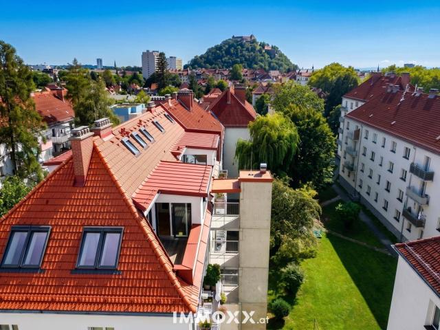 Galerie Penthouse Schlossbergblick Nord mit Dachterrasse in Grazer Bestlage – Geidorf