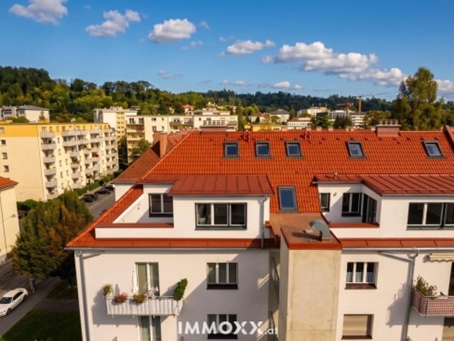 Galerie Penthouse Schlossbergblick Süd mit Dachterrasse in Grazer Bestlage – Geidorf