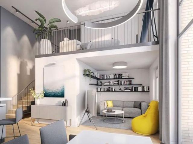 Galerie Wohnung mit Loftcharakter im MIEN ANKER Kappeln – Wohnen auf zwei Ebenen