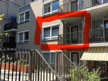 Galerijflat in Amsterdam