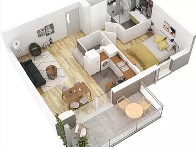 Galfingue 68990 Programme neuf appartement neuf à vendre t3 PTZ+ LMNP