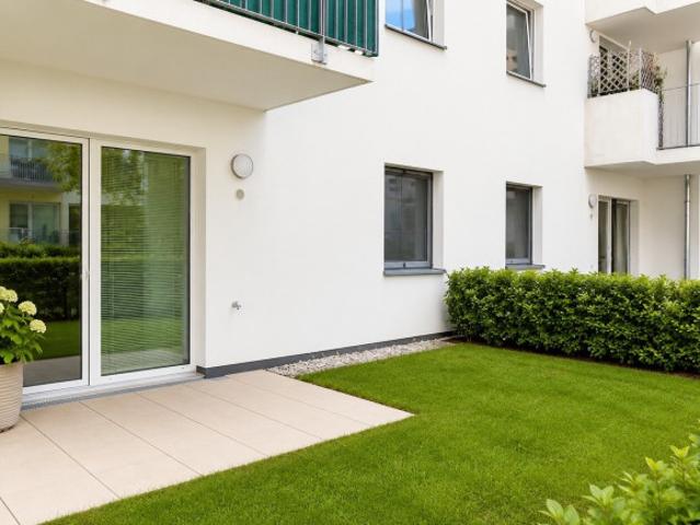 Gartentraum im sonnwendviertel: 2 zimmer gartenwohnung mit ca. 43 m² Freifläche I barrierefrei I Baujahr 2019 I Westausrichtung