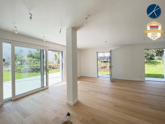 Gartentraum mit 400m² Außenflächen und 7 Terrassentüren Top 4 Erstbezug!