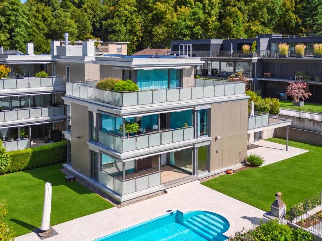 Gartenwohnung mit eigenem Pool zur Miete