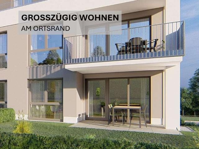 Gartenwohnung am Feldrand 3,5 Zimmer und Südterrasse