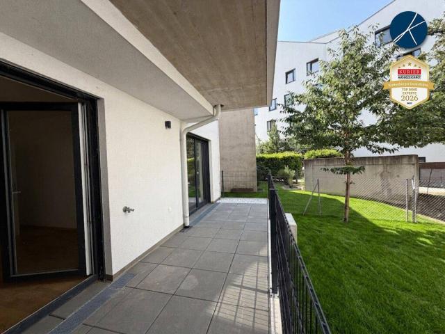 2 Terrassen + Garten: Gemütliche 3 Zimmer Wohnung im Erstbezug