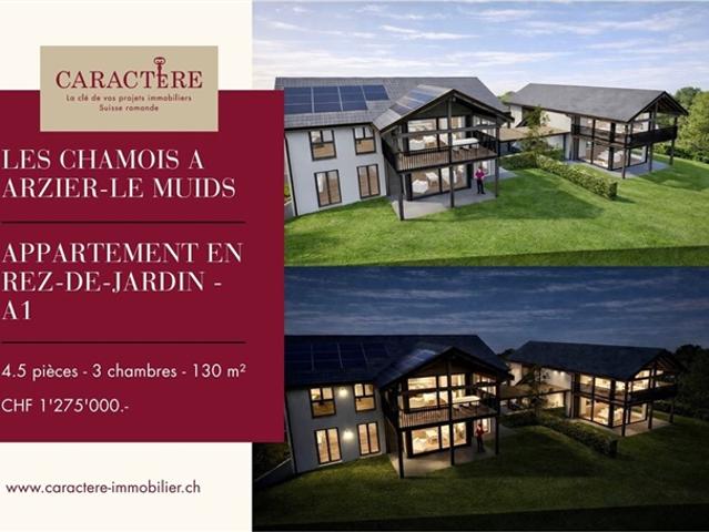 Gartenebene – Neubau – Arzier – Grundstück A1