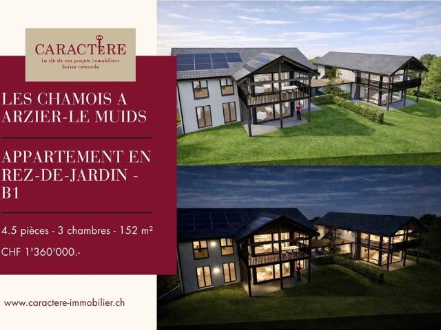 Gartenebene – Neubau – Arzier – Grundstück B1