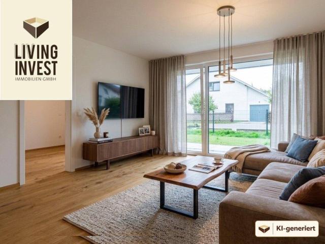 Gartenliebe inklusive – moderne 2 Zimmer Wohnung zum Erstbezug