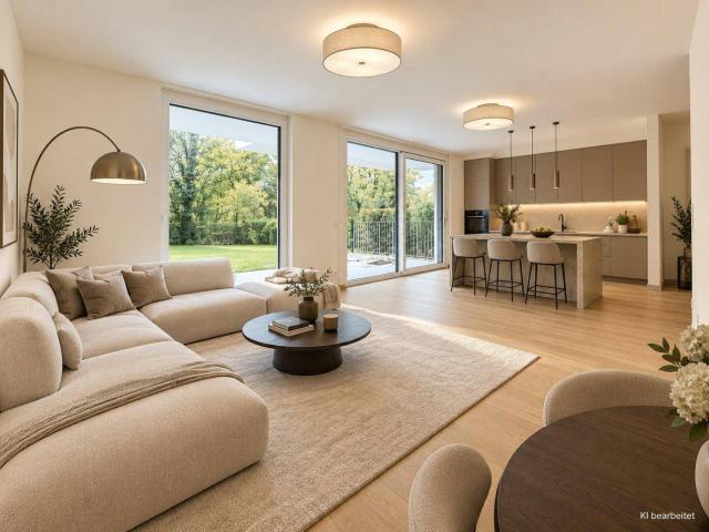GARTENMIETWOHNUNG IN OBERSIEVERING 4 Zimmer ca. 122 m² GWNFL ERSTBEZUG ca. 180 m² Eigengarten ca. 40 m² Terrasse