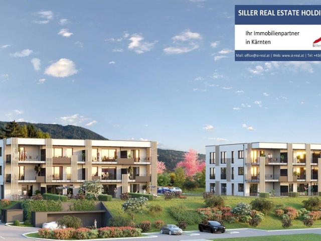 Gartenparadies: 4 Zimmer Wohnung in Lendorf Grün und ebenerdig B1