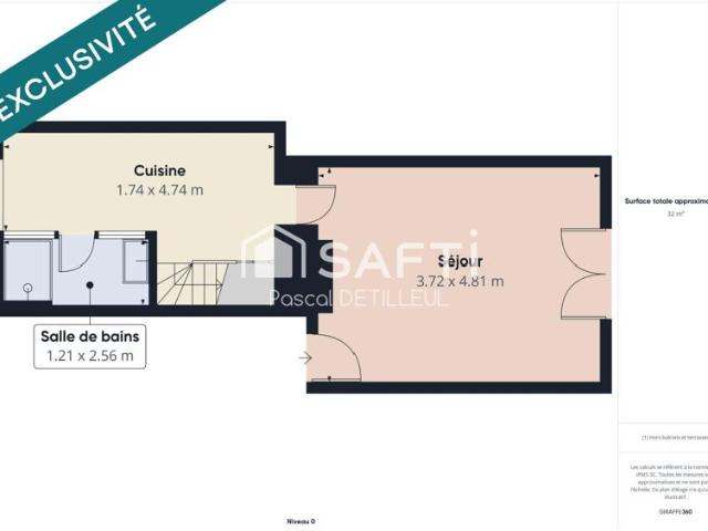 GARCHES Poincaré Duplex 3 pièces 62m2 Centre Ville et gare à 5 minutes