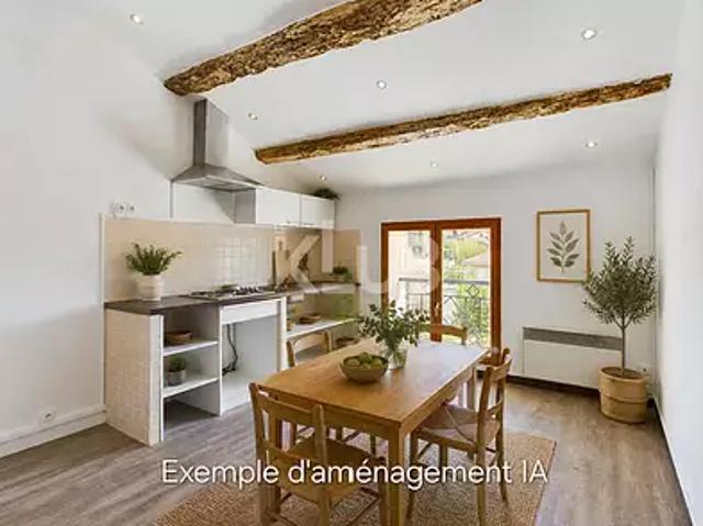 Gardanne 13120 Achat / Vente appartement 3 pièces t3 au dernier étage cave