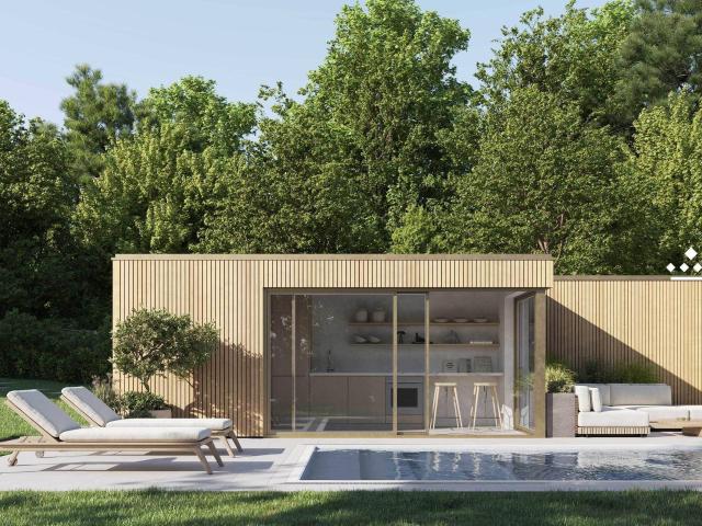 Elegantes Apartment mit privatem Garten und Pool