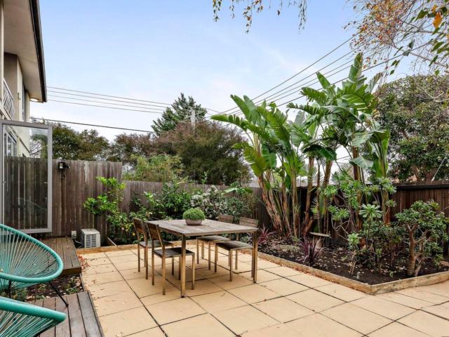 Garden living in a boutique block
