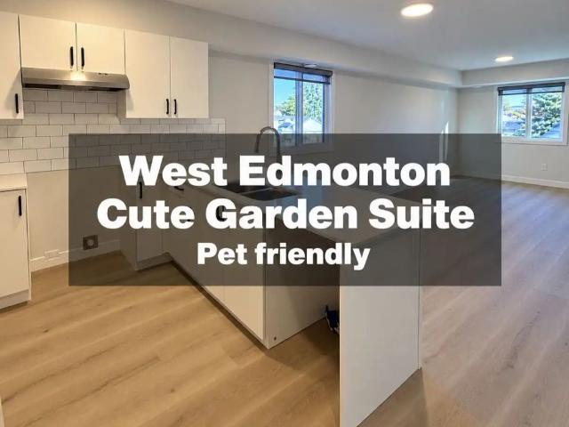 Garden Suite 1 Bedroom 1 Bath Brand New — 1 Bedroom Garage Suite