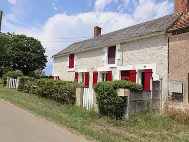 Gardefort 18300 Achat / Vente maison 3 pièces t3 jardin cave
