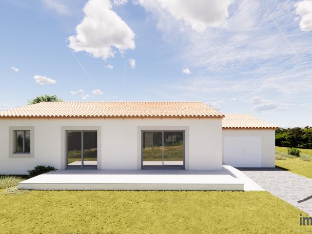 Gardonne: Maison sur plan de 110m2 habitable sur environ 1 000 m2