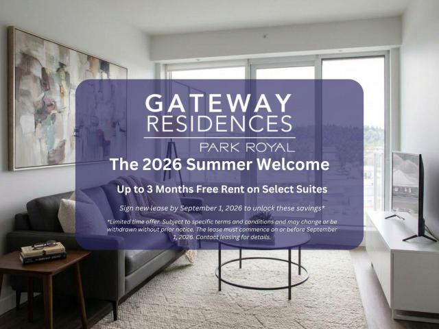 Gateway Residences Park Royal One Bedroom Apartment for Rent
