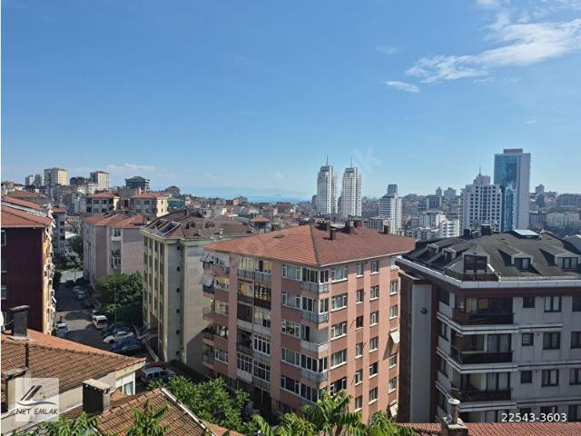 GAYRETTEPE' DE SIFIR 1+1 44 m2 4. KAT ASANSÖRLÜ KOMBİLİ DENİZ MANZARALI FERAH DAİRE