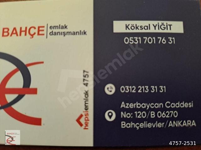 GAZİ HASTANESİ İLE BEŞEVLER METROSU YAKINI KATDA DUBLEXS 3+1 YENİ BİNA SIFIR DAİRE