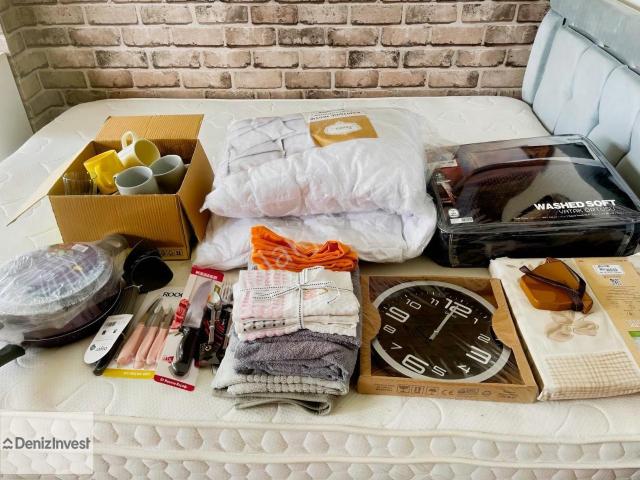 Gazipaşa Akçiçek Apt Kiralık Daire: 1+1: 60м2: Eşyalı: Avm Yakın