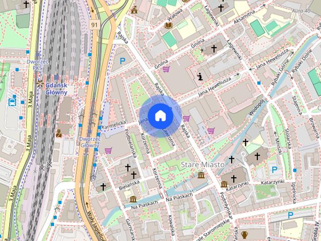 Gdańsk Centrum | 2 pokoje, balkon | 0% prowizji