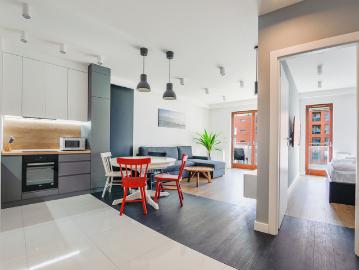 Gdańsk, apartament z 1 sypialnią