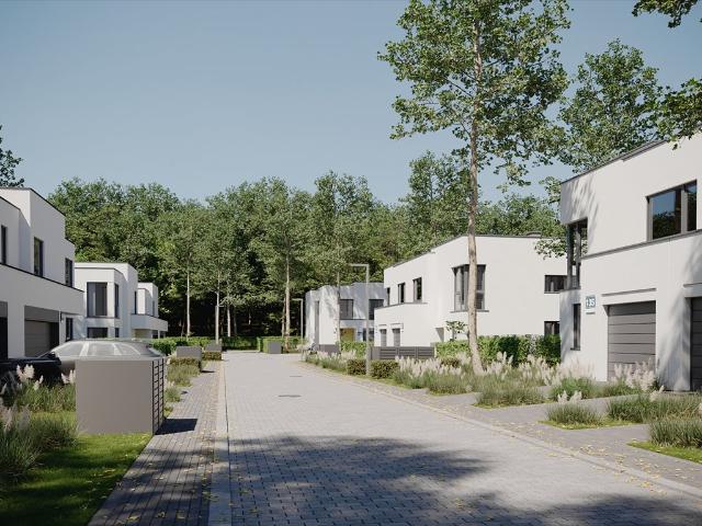 Nowoczesny dom bliźniaczy z widokiem na las 192 m²