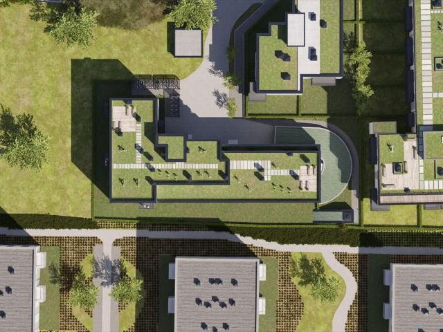 Nowoczesne 2 pokojowe mieszkanie z dużym tarasem i panoramicznym dachem