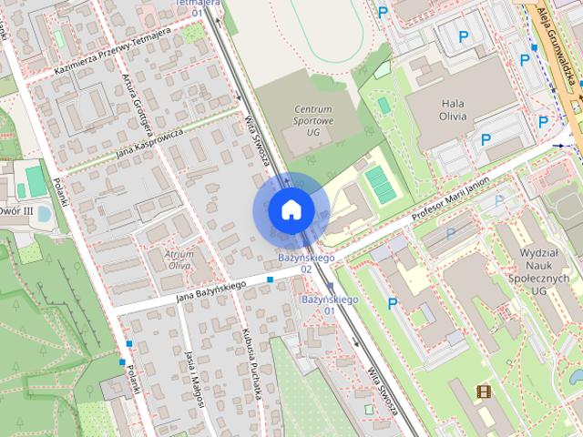 Gdańsk, Oliwa, Stwosza, mieszkanie, do wynajęcia, 2 pokoje
