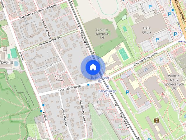 Gdańsk, Oliwa, Stwosza, mieszkanie, do wynajęcia, 2 pokoje
