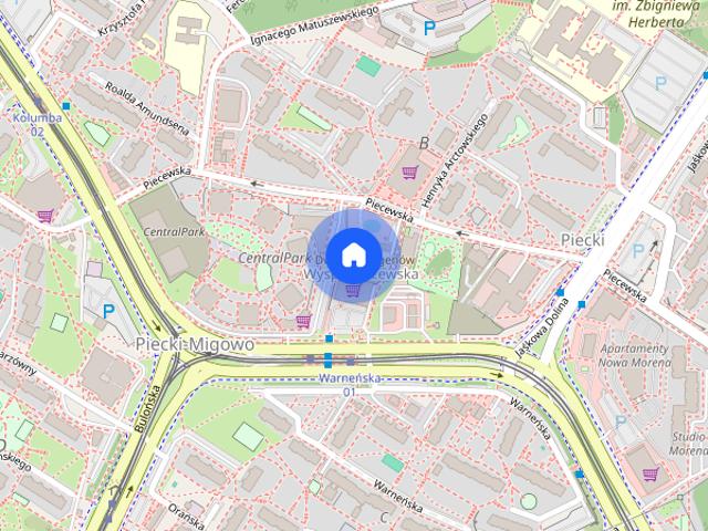 Gdańsk Morena mieszkanie 2 pokoje 48m2 + garaż + komórka Central Park ulica Rakoczego