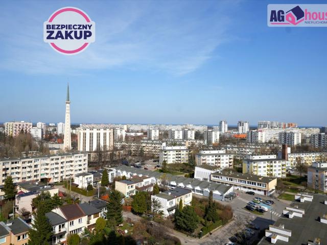 Polecam przestronne 4 pokoje z widokiem na Zatokę Gdańsk