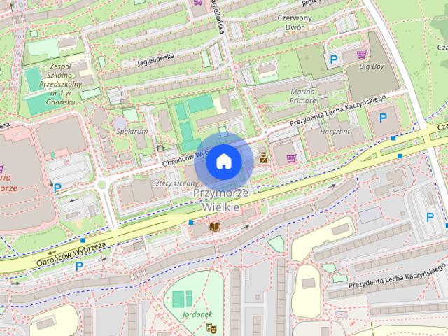 Gdańsk Przymorze, ul. Obrońców Wybrzeża